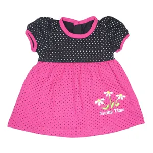 Vestido de Niña 3 Piezas Bebu Negro/Fucsia